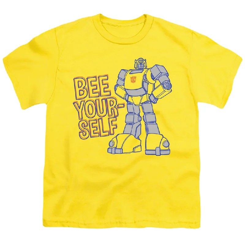 Exclusive Savings Transformers Kids T-Shirt Bee Yourself Yellow Tee