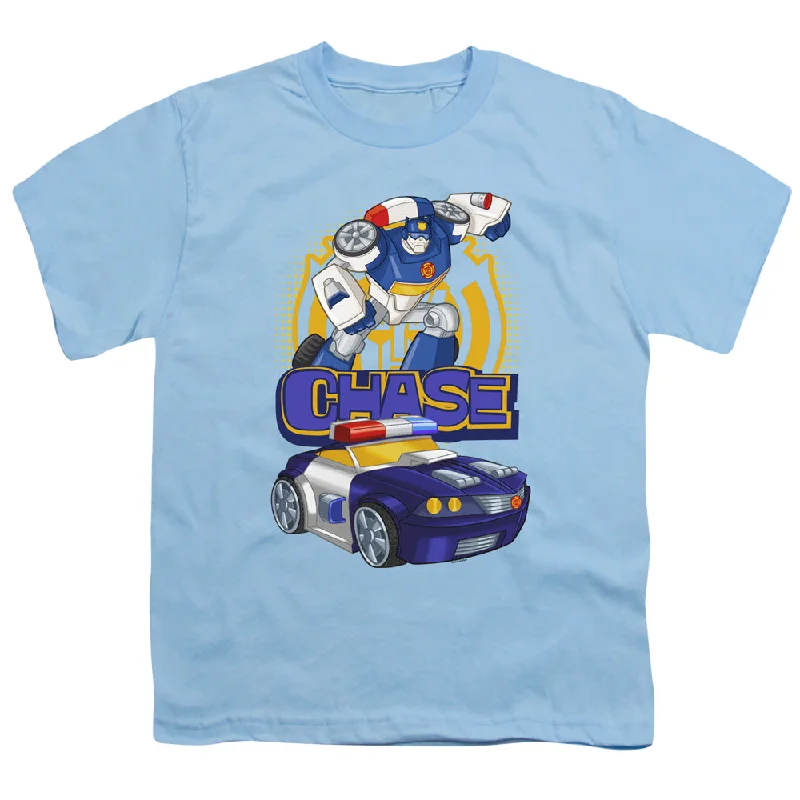 Online Exclusive Transformers Kids T-Shirt Chase Light Blue Tee