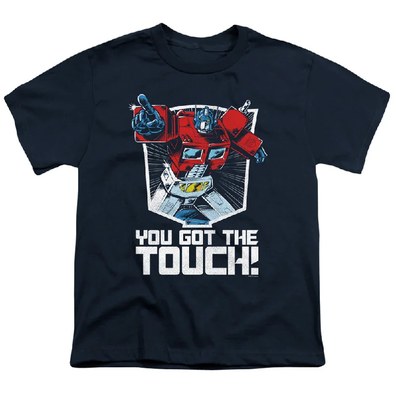 Deal Mania Transformers Kids T-Shirt Got The Touch Navy Tee