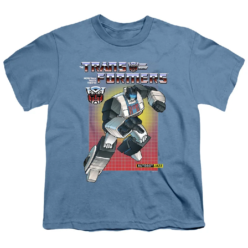 Big Discounts Transformers Kids T-Shirt Jazz Carolina Blue Tee
