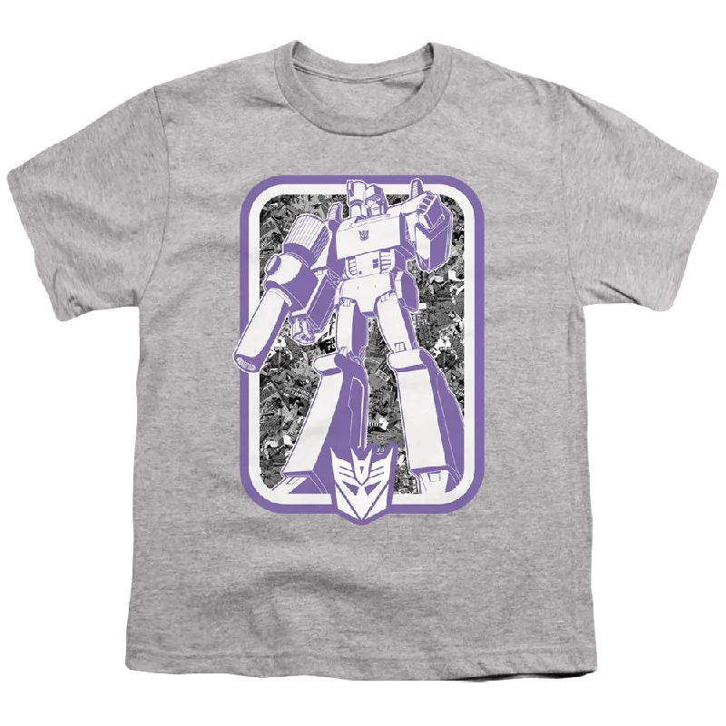 Final Markdown Transformers Kids T-Shirt Megatron Stance Heather