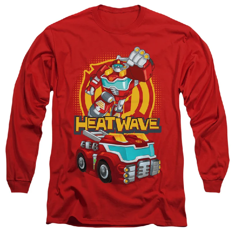Seasonal Clearance Transformers Long Sleeve T-Shirt Heatwave Red Tee