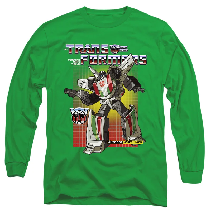 Stock Up and Save Transformers Long Sleeve T-Shirt Wheeljack Kelly Tee
