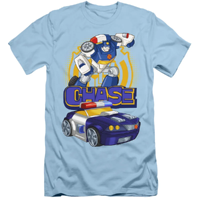 Last Chance Transformers Slim Fit T-Shirt Chase Light Blue Tee