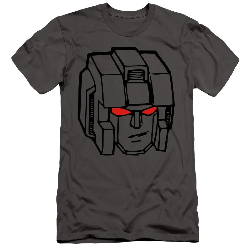 Exclusive Offers Transformers Slim Fit T-Shirt Starscream Face Charcoal Tee