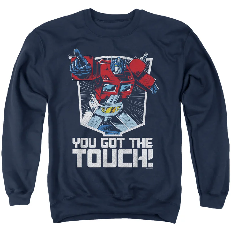 Sneak Peek Sale Transformers Sweatshirt Got The Touch Navy Pullover