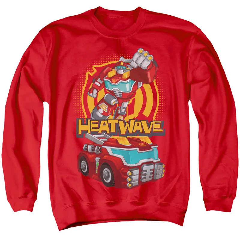 Limited Time Discount Transformers Sweatshirt Heatwave Red Pullover