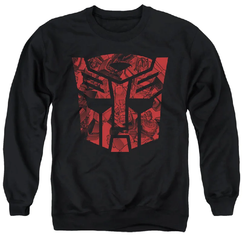 Bonus Savings Transformers Sweatshirt Imprinted Autobot Logo Black Pullover
