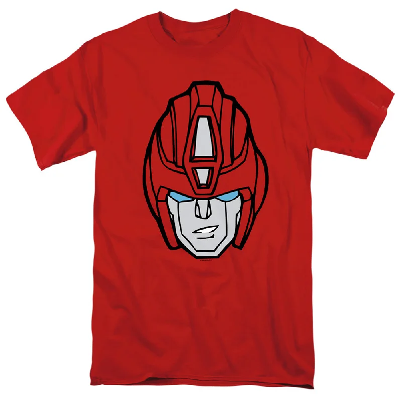 Great Deals Transformers T-Shirt Hot Rod Face Red Tee