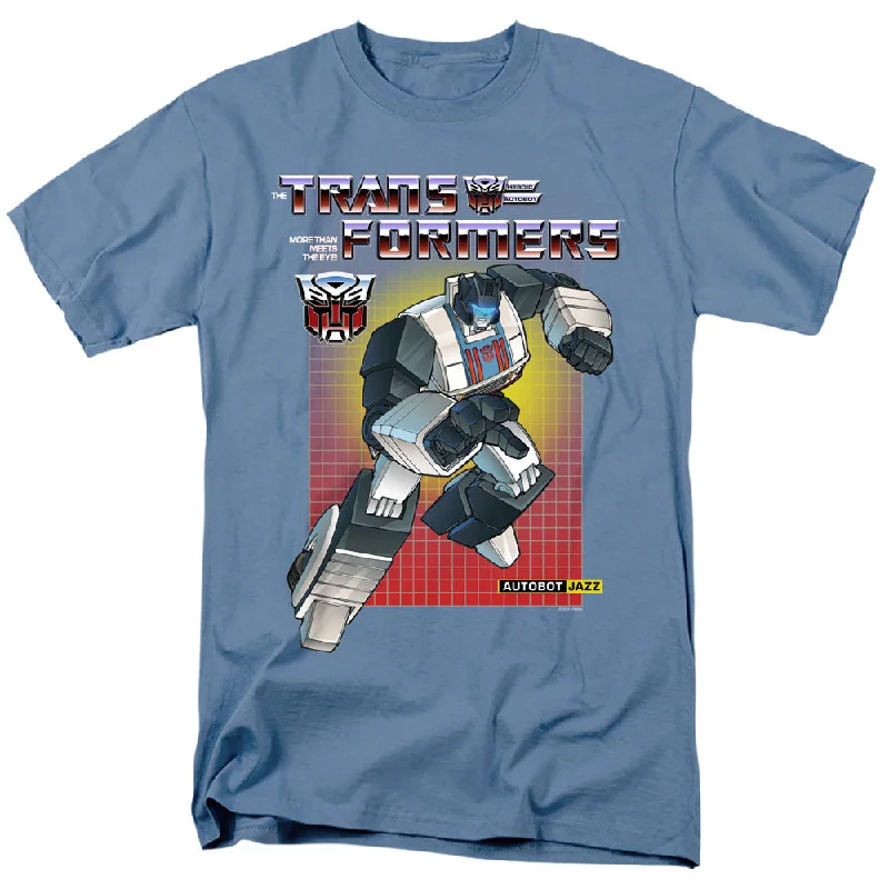 Huge Savings Transformers T-Shirt Jazz Carolina Blue Tee