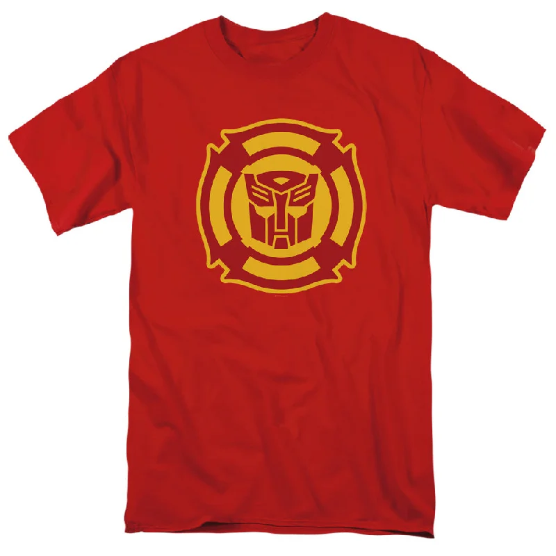 Today’s Special Transformers T-Shirt Rescue Bots Logo Red Tee