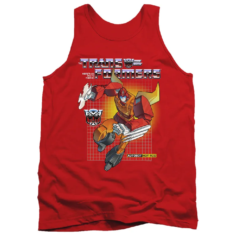 Best Bargains Transformers Tanktop Hot Rod Red Tank