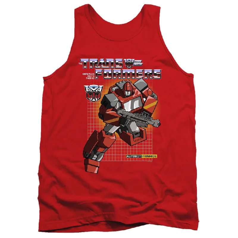 Blowout Deals Transformers Tanktop Ironhide Red Tank