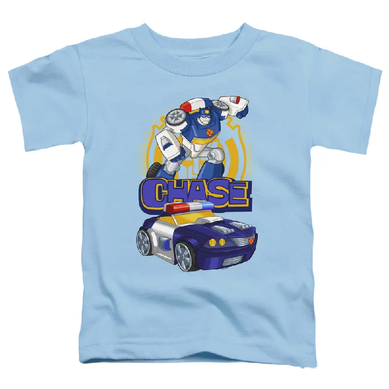 Price Drop Transformers Toddler T-Shirt Chase Light Blue Tee