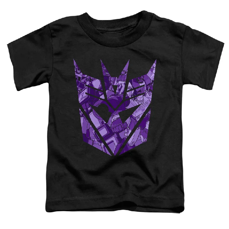 Limited Time Discount Transformers Toddler T-Shirt Imprinted Decepticon Logo Black Tee Limited Time Discount Transformers Toddler T-Shirt Imprinted Decepticon Logo Black Tee