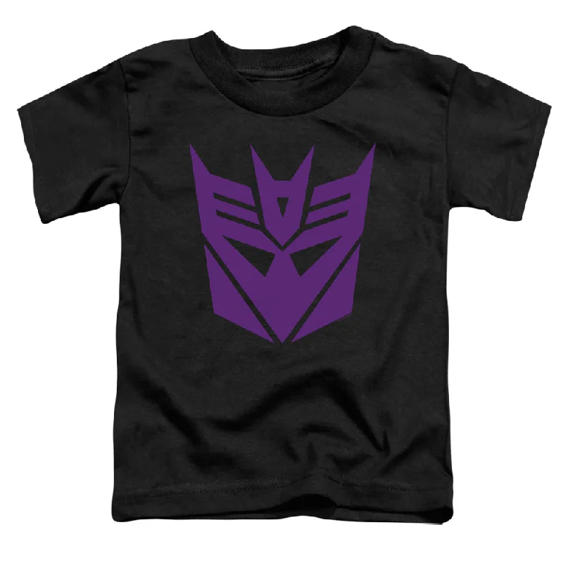 Epic Deals Transformers Toddler T-Shirt Purple Decepticon Logo Black Tee