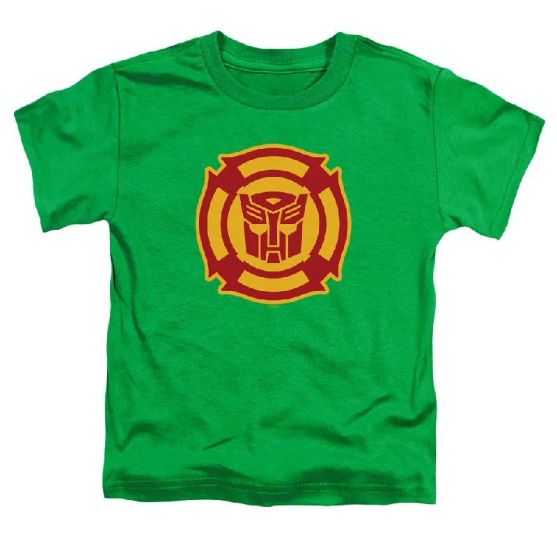 Don’t Miss Out Transformers Toddler T-Shirt Rescue Bots Logo Kelly Tee