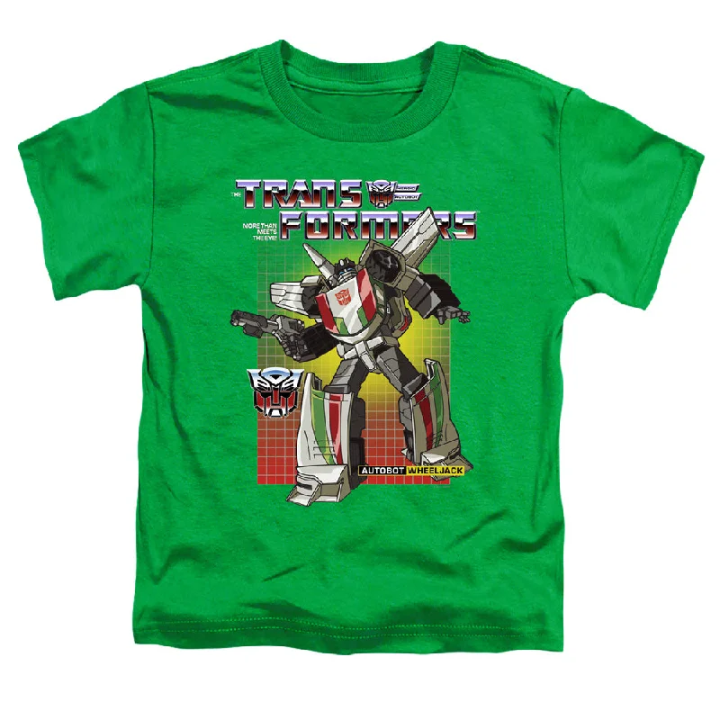 Exclusive Access Transformers Toddler T-Shirt Wheeljack Kelly Tee