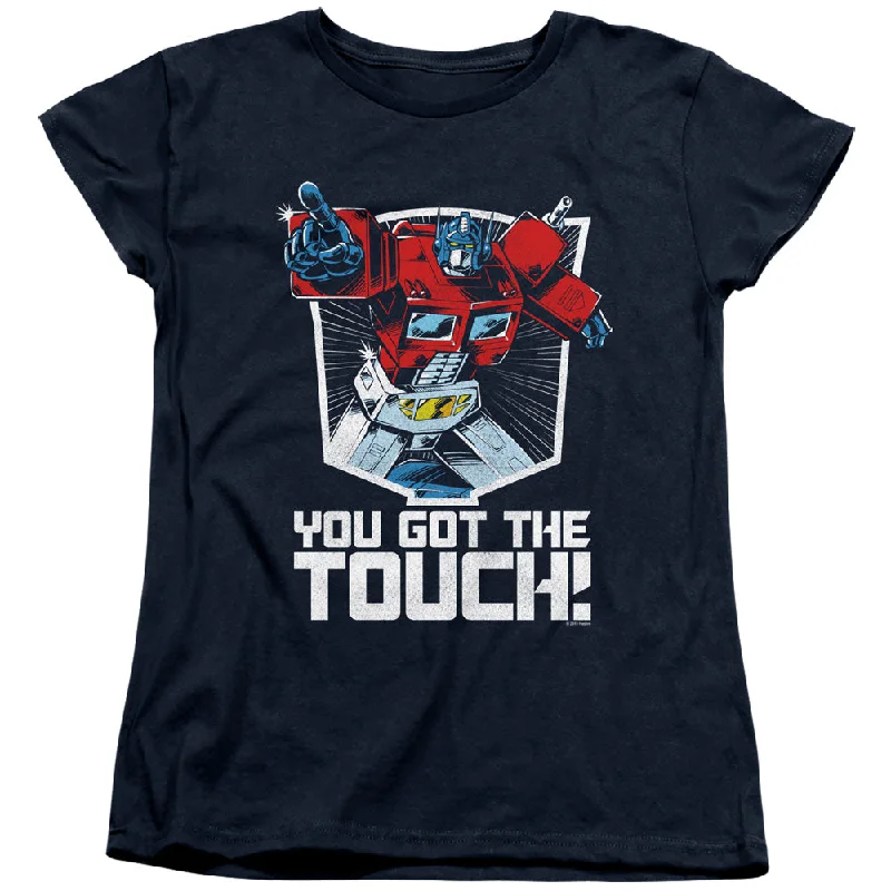 Blowout Sale Transformers Womens T-Shirt Got The Touch Navy Tee