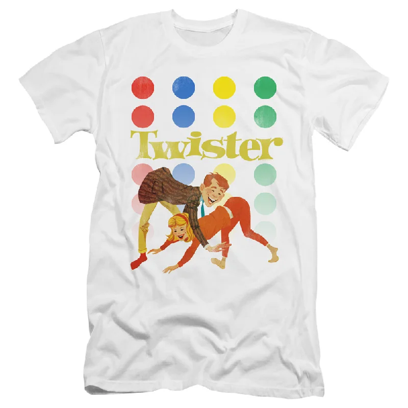 Reduced Prices Twister Premium Canvas T-Shirt Old School White Tee