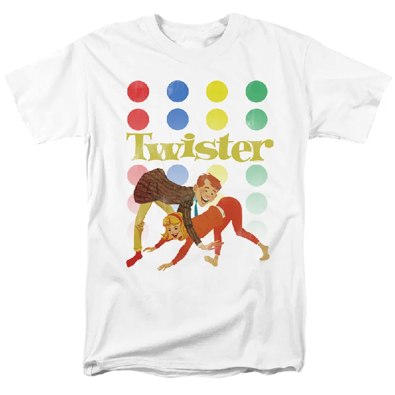 Super Bargain Twister T-Shirt Old School White Tee