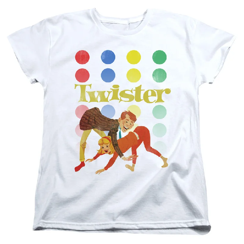 Special Discount Twister Womens T-Shirt Old School White Tee