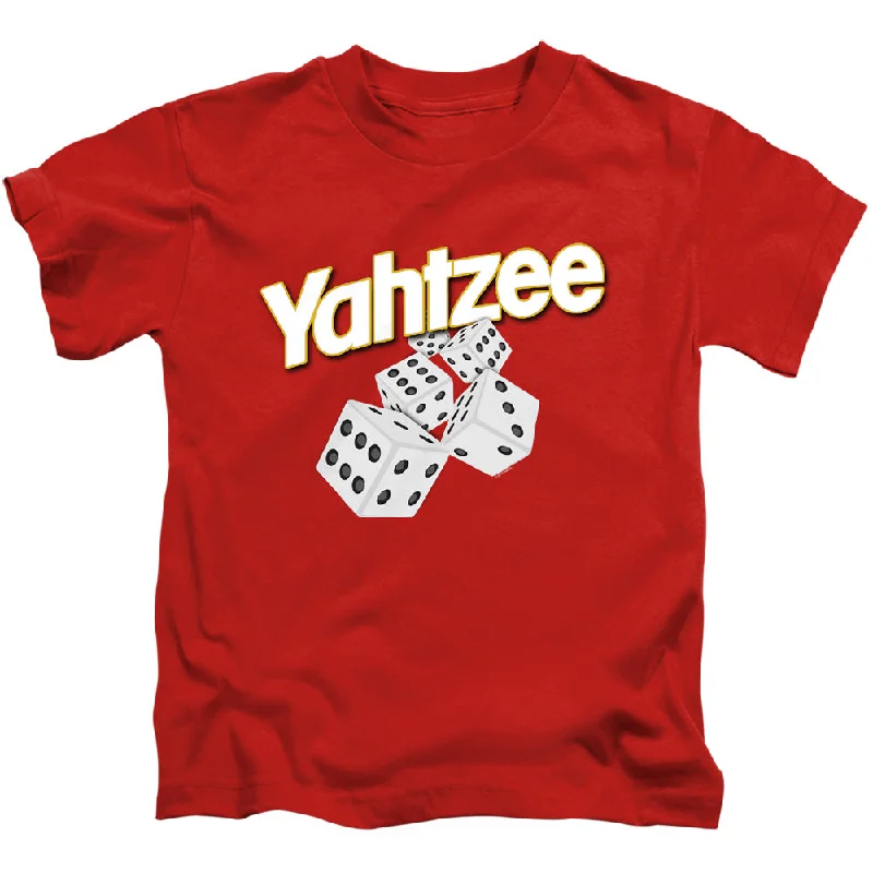 Big Savings Yahtzee Boys T-Shirt Dice Red Tee