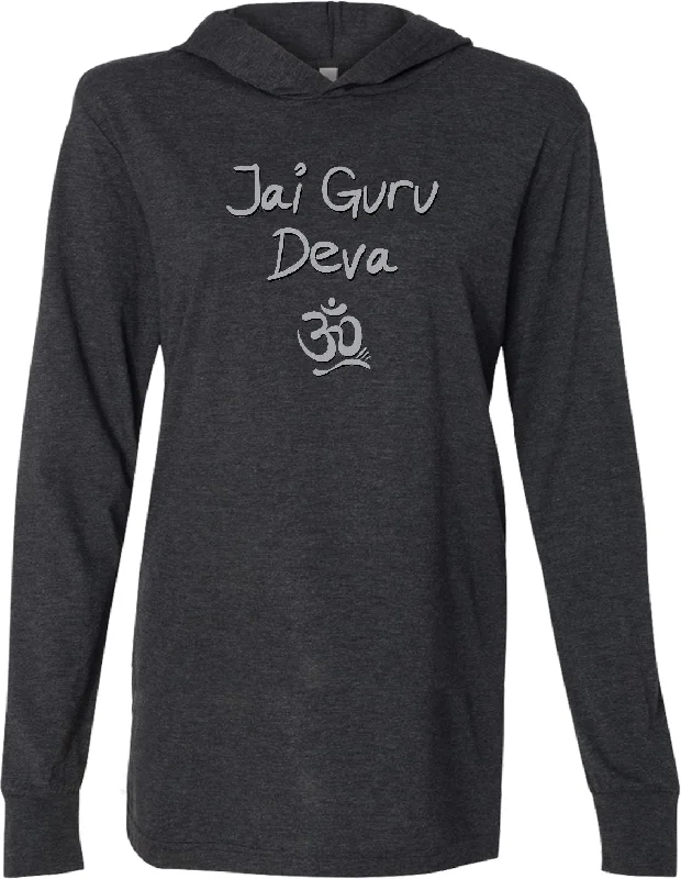 New Markdowns Yoga Lightweight Hoodie Jai Guru Deva