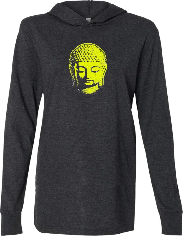 The Best Prices Yoga Lightweight Hoodie Neon Yellow Buddha