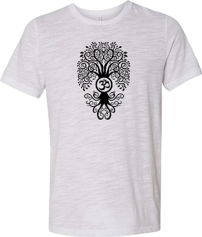 Mega Deal Yoga T-shirt Black Bodhi Tree Burnout Tee