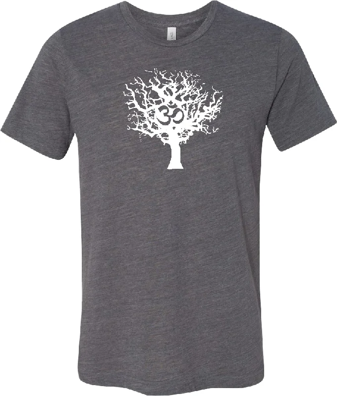Great Deals Yoga T-shirt White Tree of Life Burnout Tee